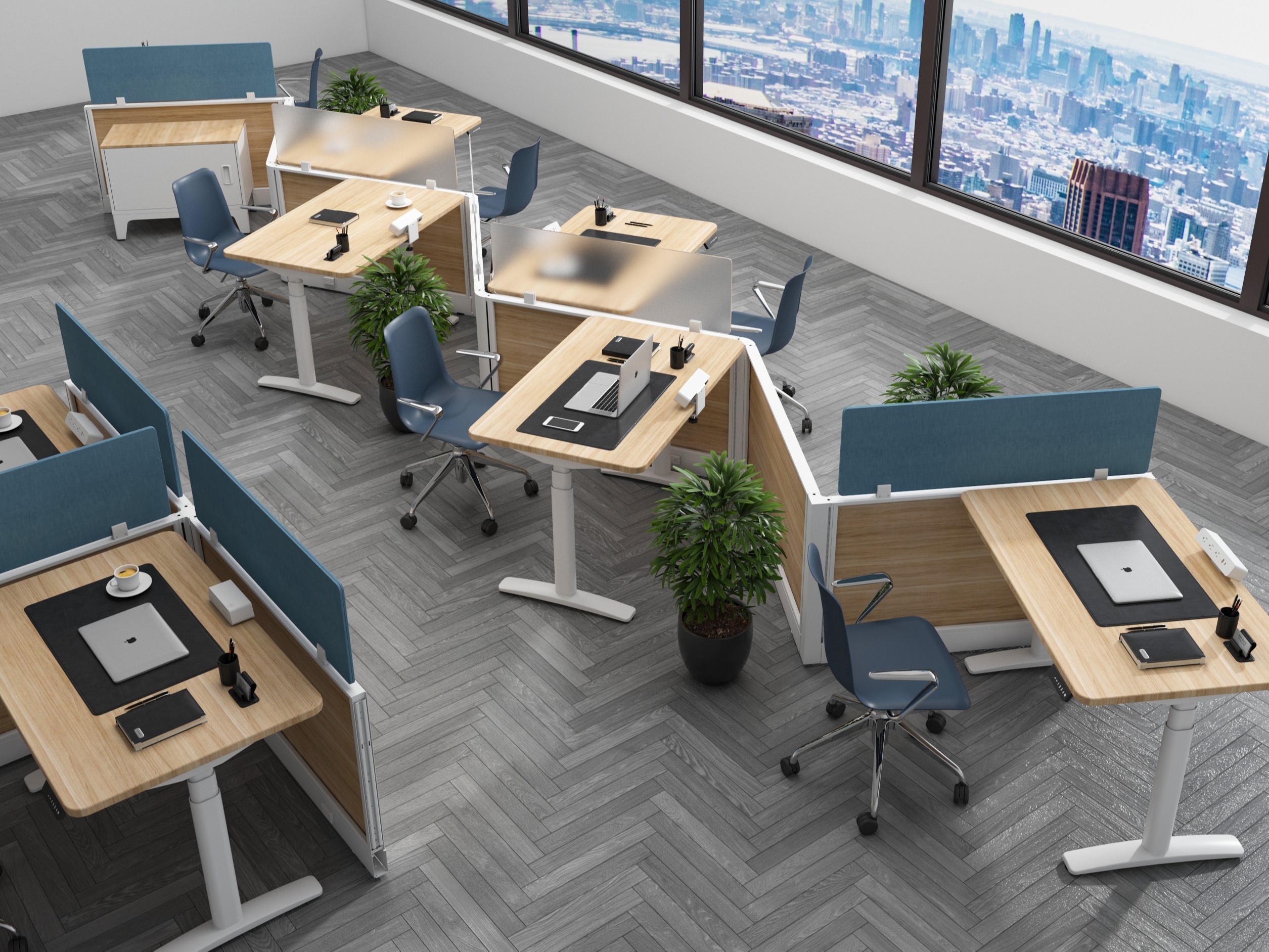 理想辦公的正確打開(kāi)方式：智能升降辦公桌