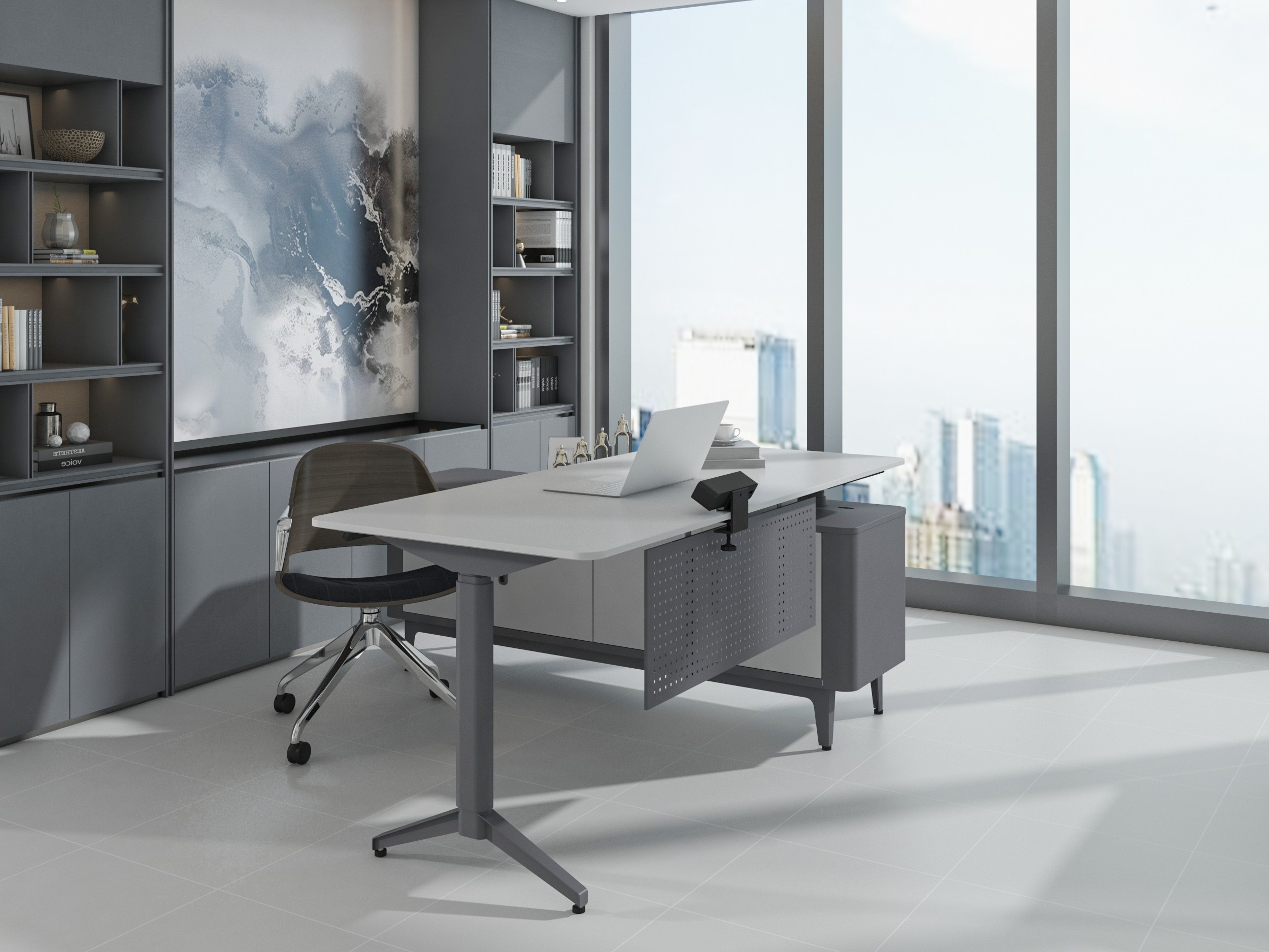 升降辦公桌可坐可站，享受健康辦公