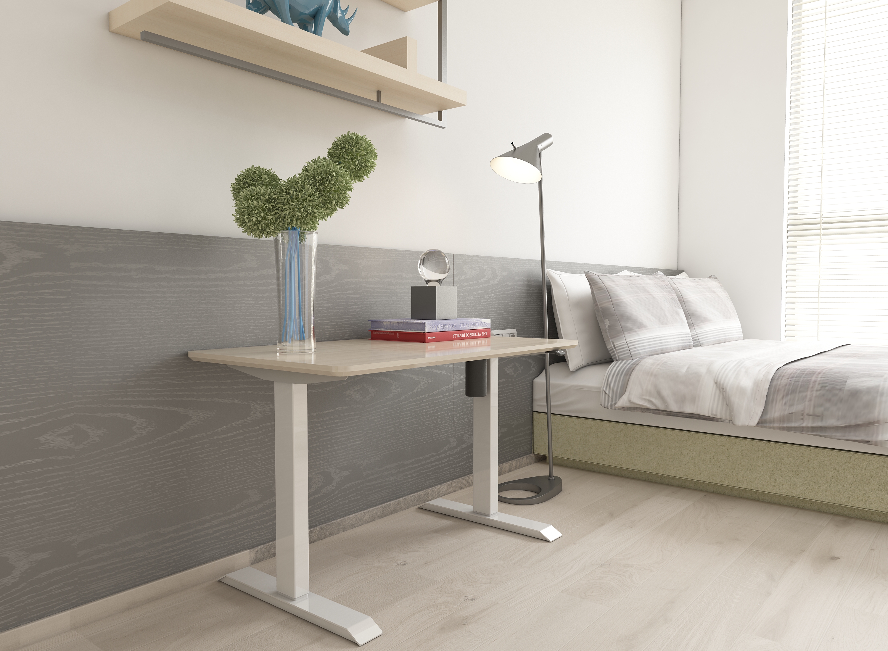 單電機(jī)升降辦公桌