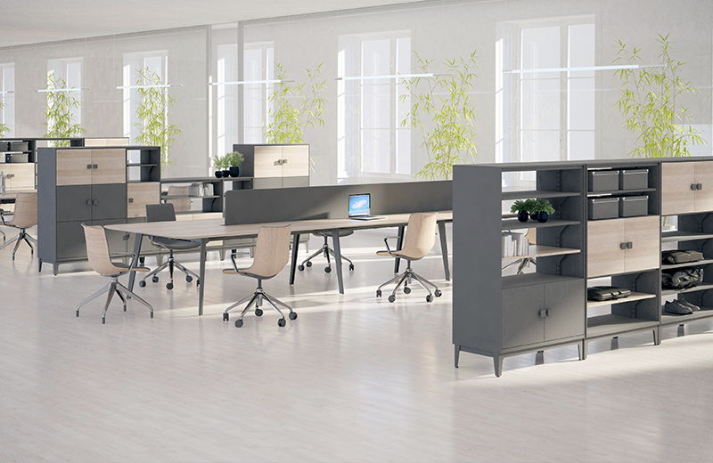 學校辦公家具廠家-公共閱讀區(qū)